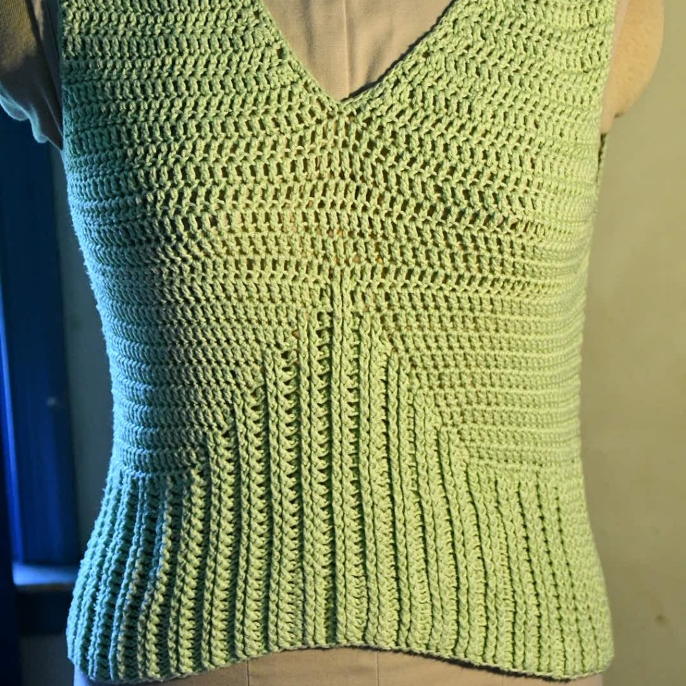 Crochet vest